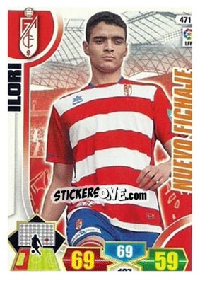Sticker Llori - Liga BBVA 2013-2014. Adrenalyn XL n. 471 - Panini