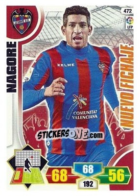 Cromo Nagore - Liga BBVA 2013-2014. Adrenalyn XL - Panini