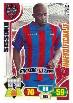 Sticker Mohamed Sissoko - Liga BBVA 2013-2014. Adrenalyn XL n. 473 - Panini