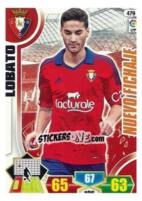 Cromo Lobato - Liga BBVA 2013-2014. Adrenalyn XL n. 479 - Panini
