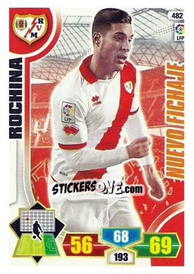 Cromo Rochina - Liga BBVA 2013-2014. Adrenalyn XL n. 482 - Panini