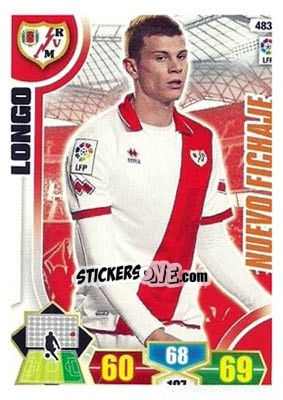 Cromo Longo - Liga BBVA 2013-2014. Adrenalyn XL n. 483 - Panini