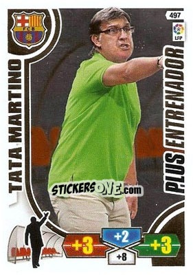 Sticker Tata Martino - Liga BBVA 2013-2014. Adrenalyn XL n. 497 - Panini