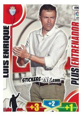 Sticker Luis Enrique - Liga BBVA 2013-2014. Adrenalyn XL n. 499 - Panini