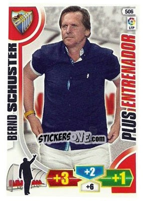 Sticker Bernd Schuster - Liga BBVA 2013-2014. Adrenalyn XL n. 506 - Panini