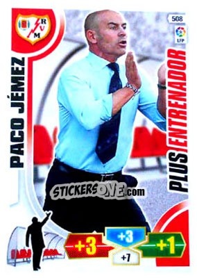 Cromo Paco Jémez - Liga BBVA 2013-2014. Adrenalyn XL n. 508 - Panini