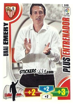 Sticker Unai Emery - Liga BBVA 2013-2014. Adrenalyn XL n. 510 - Panini
