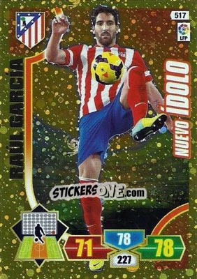 Sticker Raúl García - Liga BBVA 2013-2014. Adrenalyn XL n. 517 - Panini