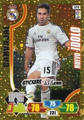 Sticker Carvajal - Liga BBVA 2013-2014. Adrenalyn XL n. 519 - Panini