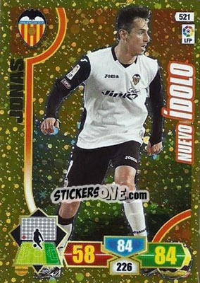Sticker Jonas - Liga BBVA 2013-2014. Adrenalyn XL n. 521 - Panini