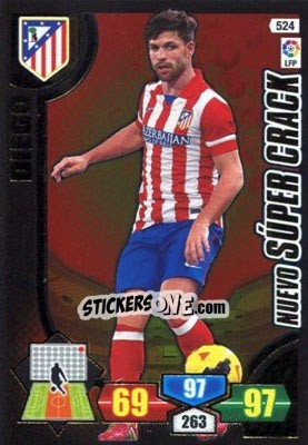 Cromo Diego - Liga BBVA 2013-2014. Adrenalyn XL - Panini