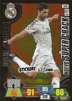 Sticker Xabi Alonso - Liga BBVA 2013-2014. Adrenalyn XL n. 526 - Panini