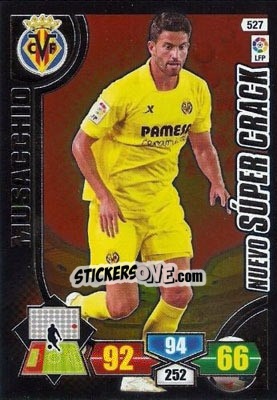 Sticker Musacchio - Liga BBVA 2013-2014. Adrenalyn XL n. 527 - Panini