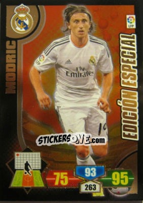 Sticker Modric - Liga BBVA 2013-2014. Adrenalyn XL n. LE-MO - Panini