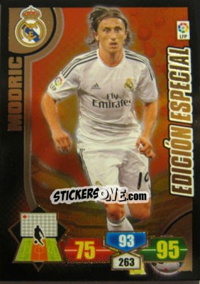 Figurina Modric - Liga BBVA 2013-2014. Adrenalyn XL - Panini