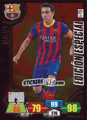 Sticker Xavi Hernández - Liga BBVA 2013-2014. Adrenalyn XL - Panini