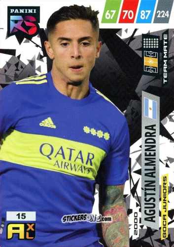 Cromo Agustin Almendra - Fifa 365 2022 - Rising Stars n. 15 - Panini