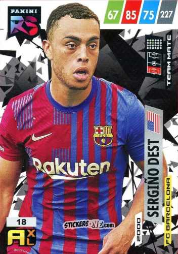 Figurina Sergino Dest - Fifa 365 2022 - Rising Stars n. 18 - Panini