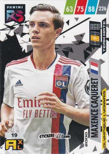 Figurina Maxence Caqueret - Fifa 365 2022 - Rising Stars n. 19 - Panini