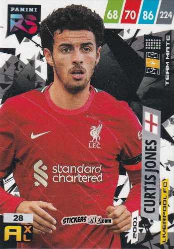 Sticker Curtis Jones - Fifa 365 2022 - Rising Stars n. 28 - Panini
