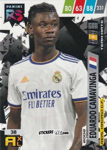 Cromo Eduardo Camavinga - Fifa 365 2022 - Rising Stars n. 38 - Panini