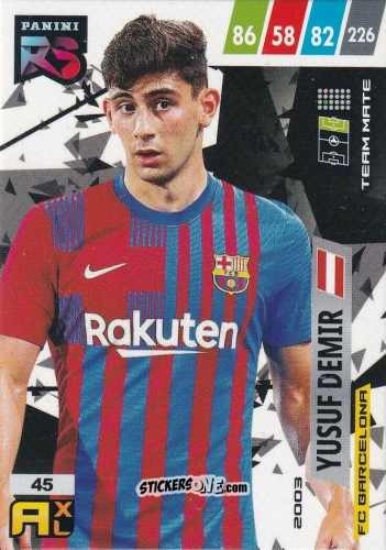 Sticker Yusuf Demir - Fifa 365 2022 - Rising Stars n. 45 - Panini