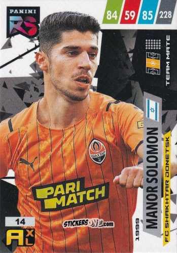 Cromo Manor Solomon - Fifa 365 2022 - Rising Stars n. 14 - Panini