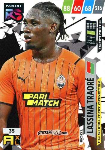Cromo Lassina Traoré - Fifa 365 2022 - Rising Stars n. 35 - Panini