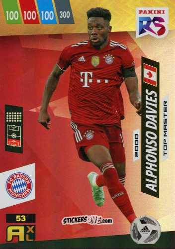 Figurina Alphonso Davies - Fifa 365 2022 - Rising Stars n. 53 - Panini