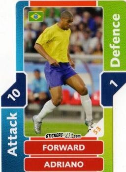 Figurina Adriano - World Cup Match Attax 2006 n. 53 - Topps