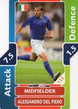 Figurina Alessandro Del Piero - World Cup Match Attax 2006 n. 123 - Topps