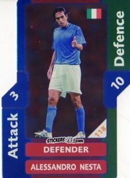 Figurina Alessandro Nesta - World Cup Match Attax 2006 n. 118 - Topps