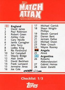 Figurina Checklist 1-65 - World Cup Match Attax 2006 n. CH1 - Topps