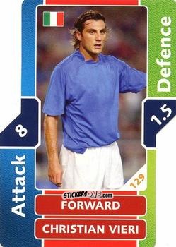 Cromo Christian Vieri - World Cup Match Attax 2006 n. 129 - Topps