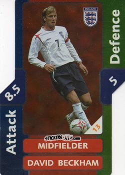 Cromo David Beckham - World Cup Match Attax 2006 n. 13 - Topps