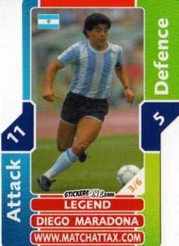 Cromo Diego Maradona - World Cup Match Attax 2006 n. L3 - Topps