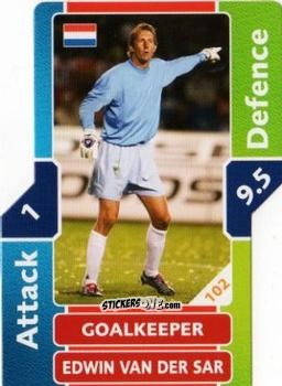 Figurina Edwin Van Der Sar - World Cup Match Attax 2006 n. 102 - Topps