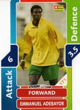 Cromo Emmanuel Adebayor - World Cup Match Attax 2006 n. 171 - Topps
