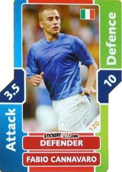 Cromo Fabio Cannavaro - World Cup Match Attax 2006 n. 120 - Topps