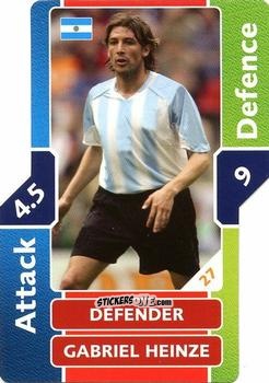 Cromo Gabriel Heinze - World Cup Match Attax 2006 n. 27 - Topps
