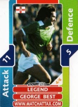 Figurina George Best - World Cup Match Attax 2006 n. L4 - Topps