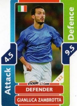 Sticker Gianluca Zambrotta - World Cup Match Attax 2006 n. 122 - Topps