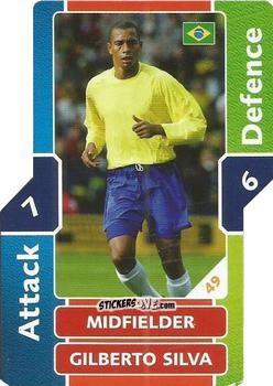Sticker Gilberto Silva - World Cup Match Attax 2006 n. 49 - Topps