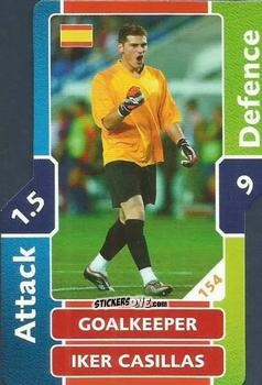 Sticker Iker Casillas - World Cup Match Attax 2006 n. 154 - Topps