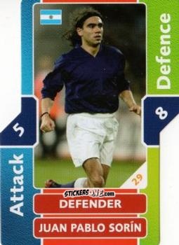 Cromo Juan Pablo Sorin - World Cup Match Attax 2006 n. 29 - Topps