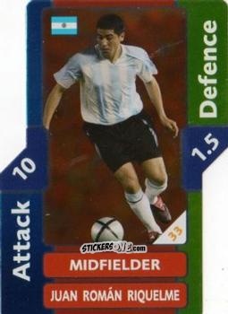 Cromo Juan Roman Riquelme - World Cup Match Attax 2006 n. 33 - Topps