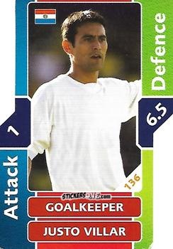 Figurina Justo Villar - World Cup Match Attax 2006 n. 136 - Topps
