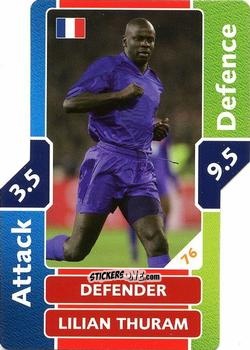 Cromo Lilian Thuram - World Cup Match Attax 2006 n. 76 - Topps