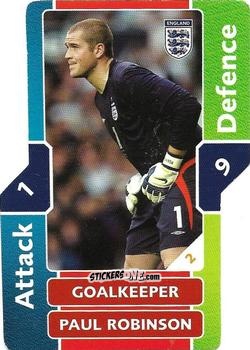 Figurina Paul Robinson - World Cup Match Attax 2006 n. 2 - Topps
