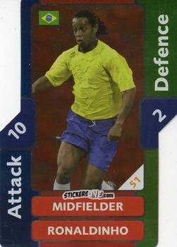 Figurina Ronaldinho - World Cup Match Attax 2006 n. 51 - Topps